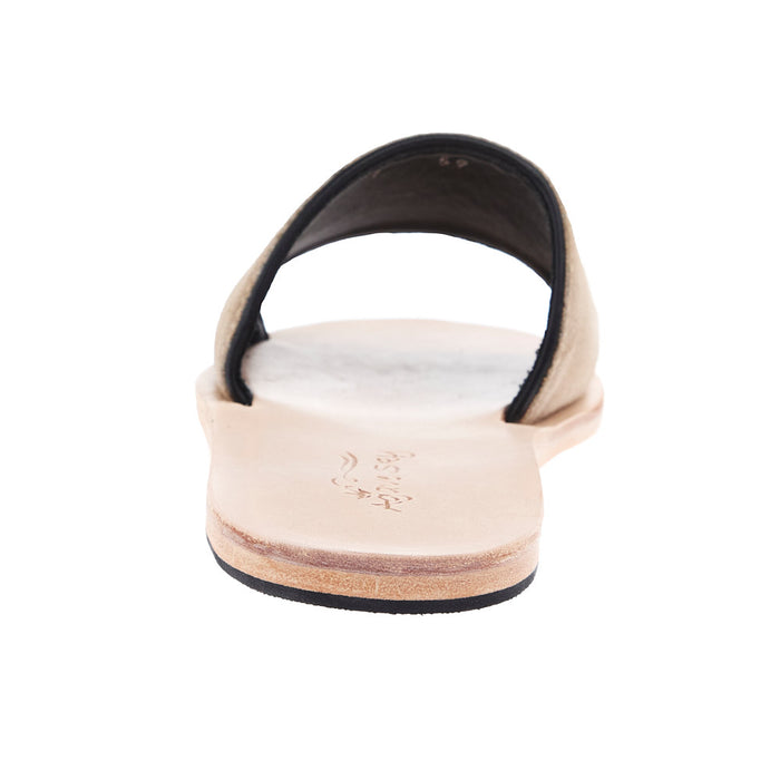 Agavesky Women's Nadia Cowhide Salt and Pepper Slide