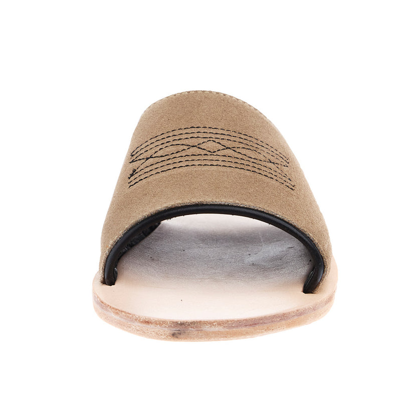 Agavesky Women's Nadia Cowhide Salt and Pepper Slide