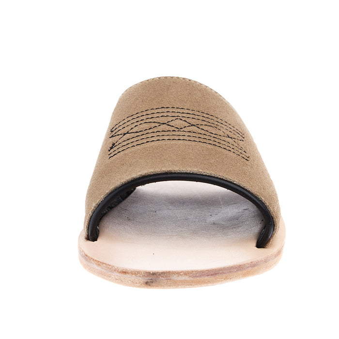 Agavesky Women's Nadia Cowhide Salt and Pepper Slide