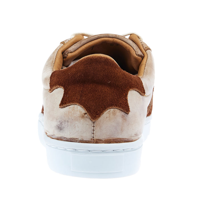 Agavesky Women's Sheridan Game Day Rust Leather Tennis Shoe