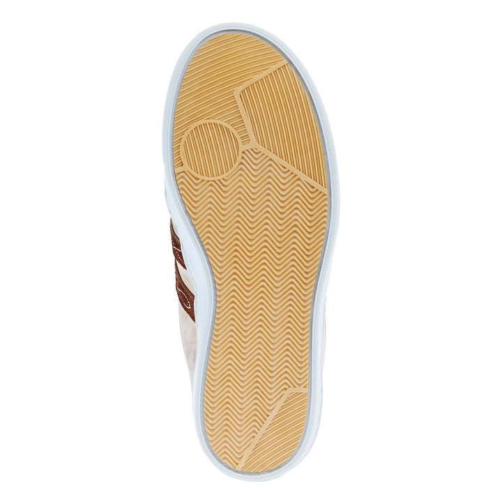 Agavesky Women's Sheridan Game Day Rust Leather Tennis Shoe