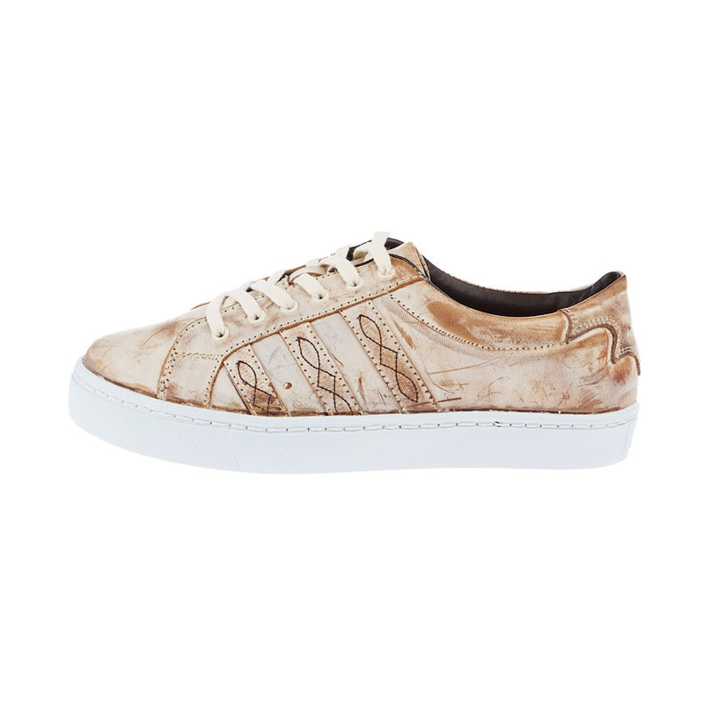 Agavesky Womens Sheridan Old Wax Camel Tennis Shoe