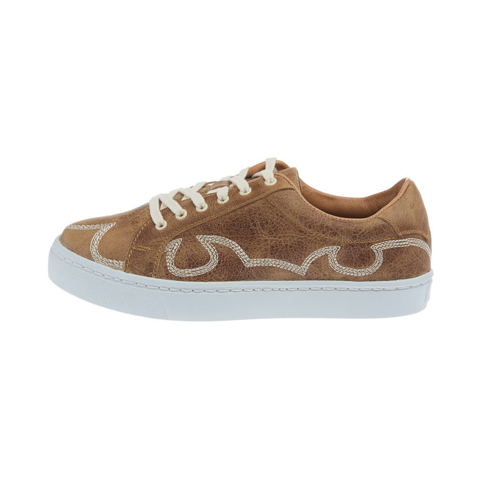 Agavesky Women's Skye Tan Leather Casual Shoe