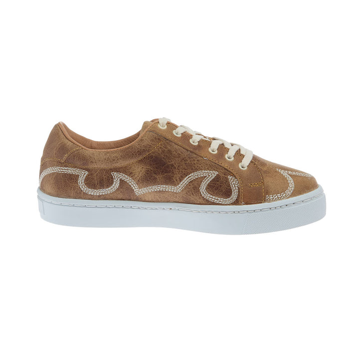 Agavesky Women's Skye Tan Leather Casual Shoe