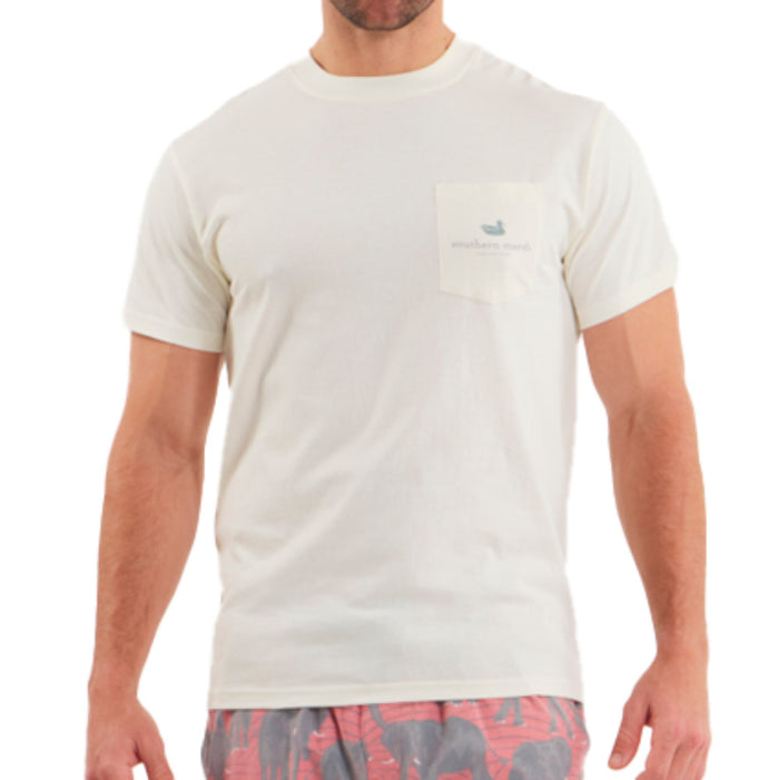 Southern Marsh Men's Silver Trademark Tee