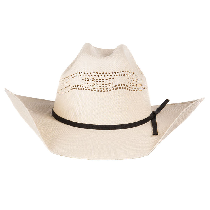 Atwood Hats Kid`s Large Bangora Straw hat with Black 2 Cord