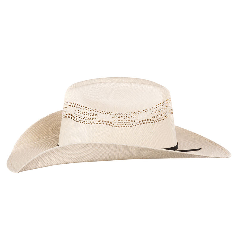 Atwood Hats Kid`s Large Bangora Straw hat with Black 2 Cord