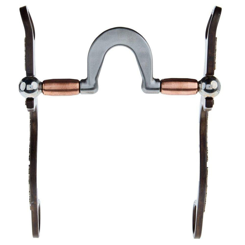 Tom Balding Bits Avila Shank Equalizer Silver Floral Shank Bit