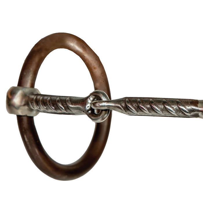 Professionals Choice Bob Avila Rebar Loose O Ring Snaffle Bit