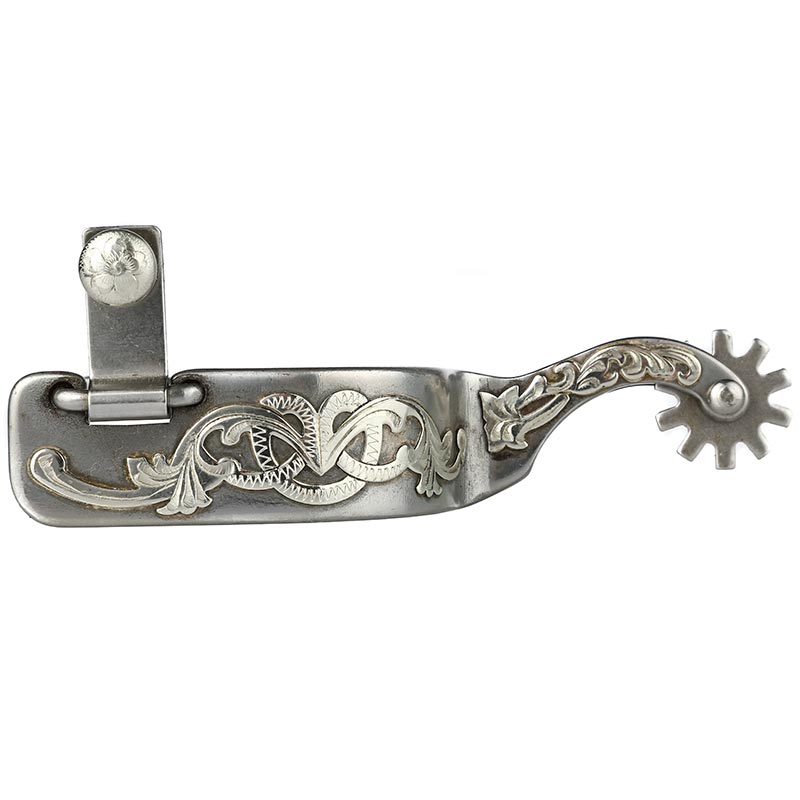 Professionals Choice Avila Medium Shank Men's Floral Spur