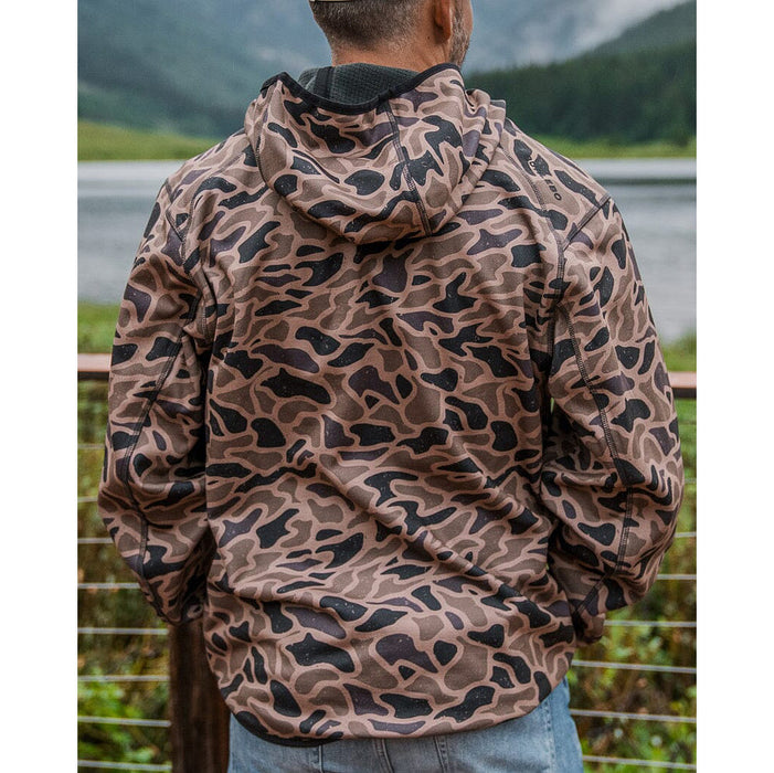Burlebo Men's Gauge Camo Duke Tech Pullover