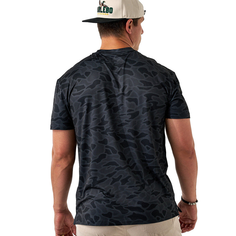 Burlebo Men's Black Camo Go To Tee