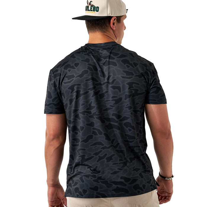Burlebo Men's Black Camo Go To Tee