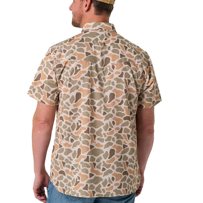 Burlebo Men's Venado Camo Performance Western Shirt