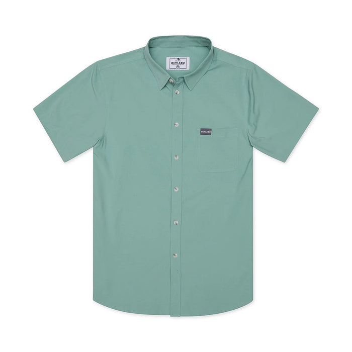 Burlebo Men's Ocean Swell Performance Button Up