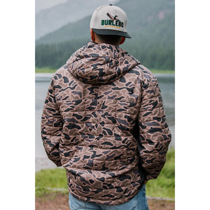 Burlebo Men's Gauge Camo Puffer Jacket