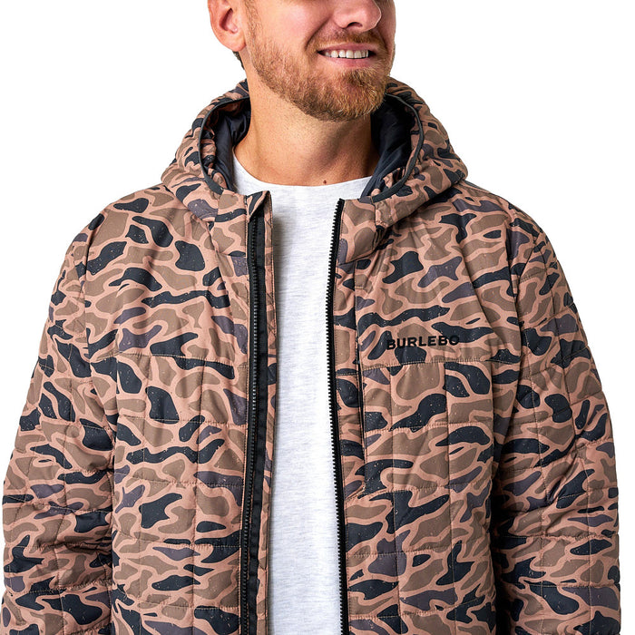 Burlebo Men's Gauge Camo Puffer Jacket