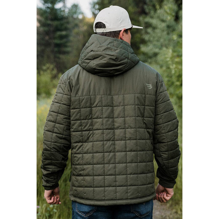 Burlebo Men's Mallard Green Puffer Jacket