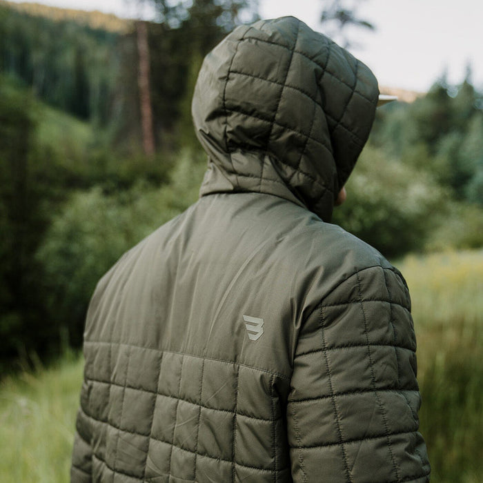 Burlebo Men's Mallard Green Puffer Jacket