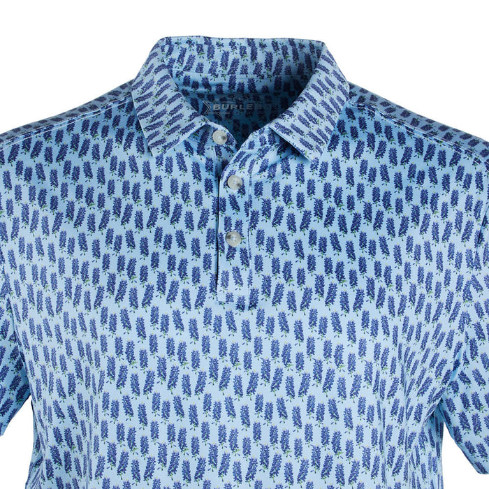 Burlebo Men’s Bluebonnets polo