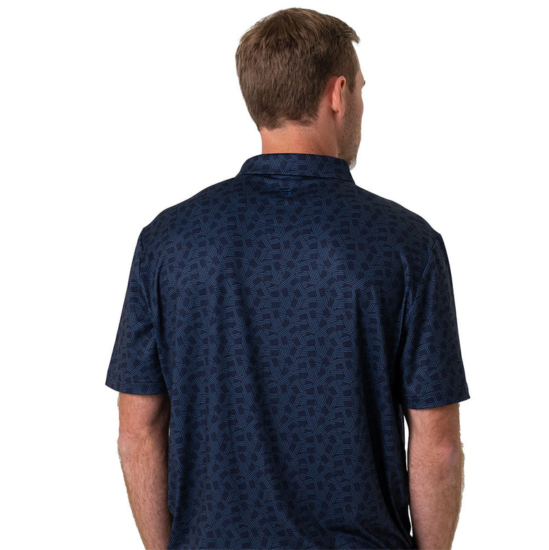 Burlebo Men's Stars and Stripes Polo