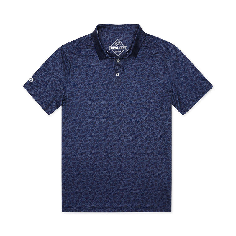 Burlebo Men's Stars and Stripes Polo