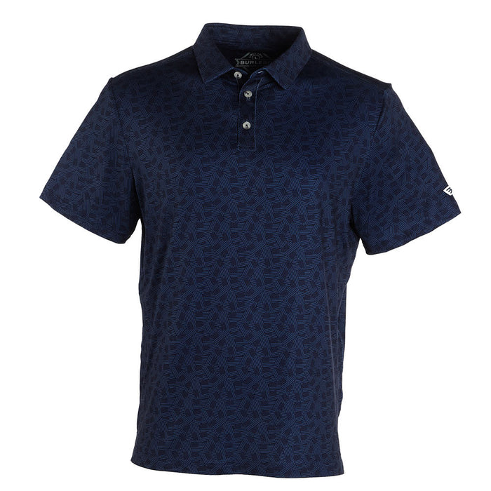 Burlebo Mens Stars and Stripes Polo