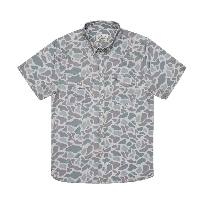 Burlebo Men's Classic Deer Camo Performance Western Shirt