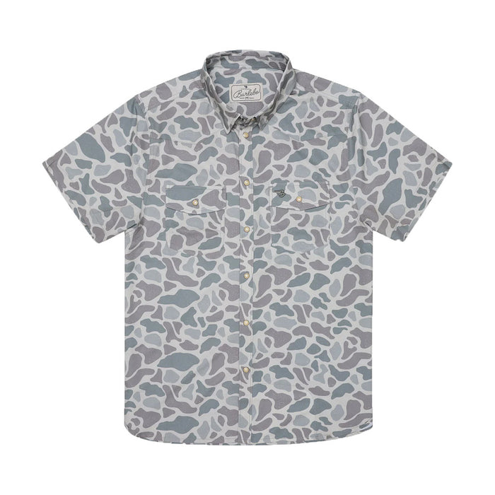Burlebo Men's Classic Deer Camo Performance Western Shirt