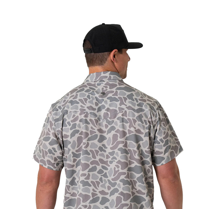 Burlebo Men's Classic Deer Camo Performance Western Shirt