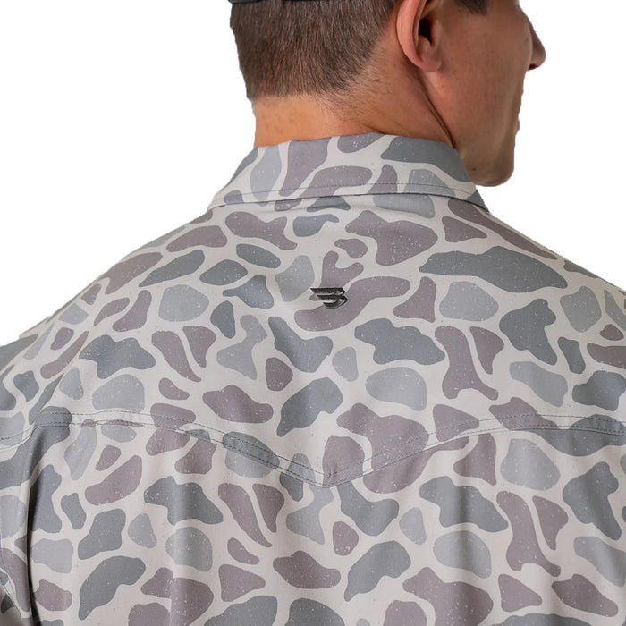 Burlebo Men's Classic Deer Camo Performance Western Shirt
