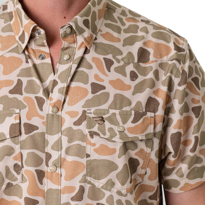 Burlebo Men's Venado Camo Western Shirt