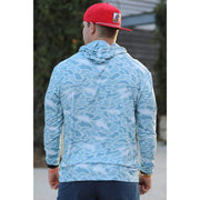 Burlebo Mens Seaside Camo Performance Hoodie