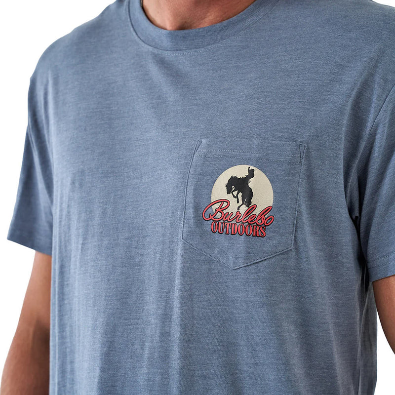 Burlebo Men's Moonlit Cowboy Tee Shirt