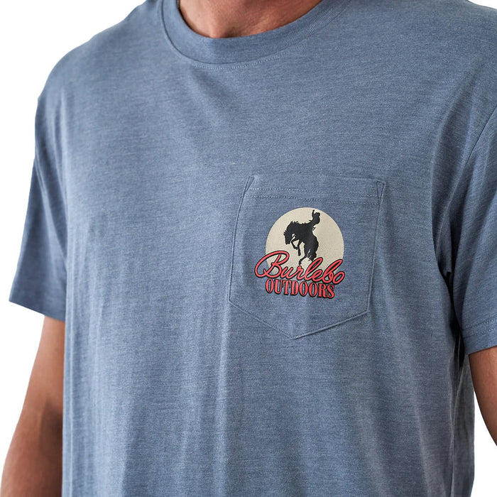 Burlebo Men's Moonlit Cowboy Tee Shirt