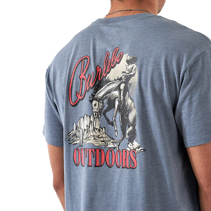 Burlebo Men's Moonlit Cowboy Tee Shirt