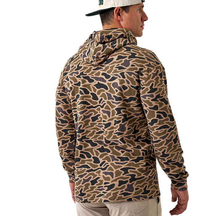 Burlebo Men's Gauge Camo Thermal Hoodie