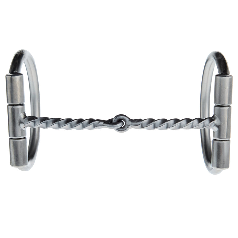 Tom Balding Bits Baseline Twisted Witch 1/4in. Square D Ring Snaffle Bit