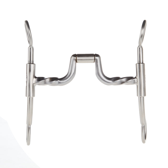 Tom Balding Bits Baseline Twisted Hinge Port Short Shank Bit