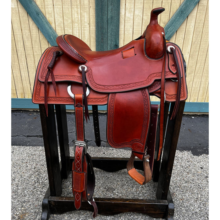 Bob`S Custom Saddlery 17in Ranch Saddle