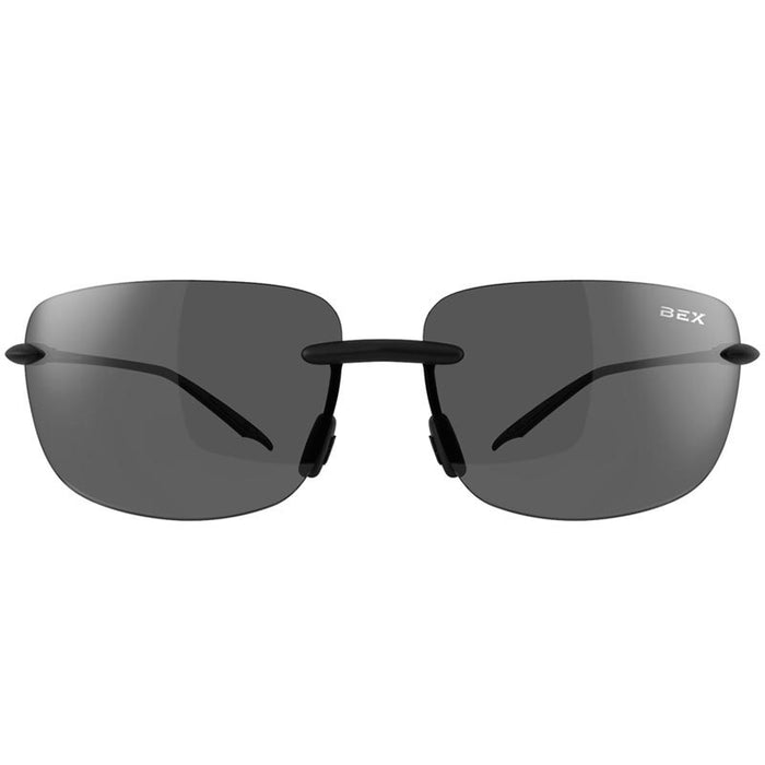 Bex Unisex Jaxyn III Black and Grey Sunglasses
