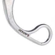 Brandon Anthony Bit & Spur Co. Silver Engraved Small Correctional Port Shank Bit
