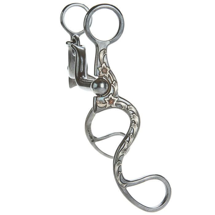 Brandon Anthony Bit & Spur Co. High Ported Snaffle Cavalry Shank Bit