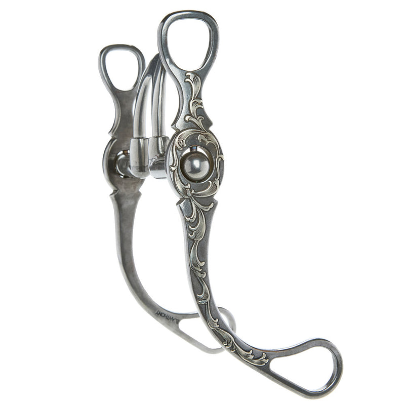 Brandon Anthony Bit & Spur Co. High Port rection Straight Shank Bit