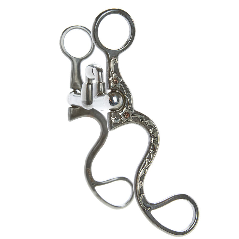 Brandon Anthony Bit & Spur Co. Hinge Port Cavalry Shank Bit