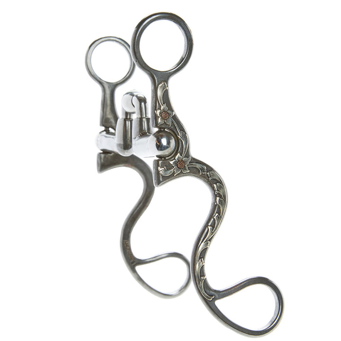 Brandon Anthony Bit & Spur Co. Hinge Port Cavalry Shank Bit