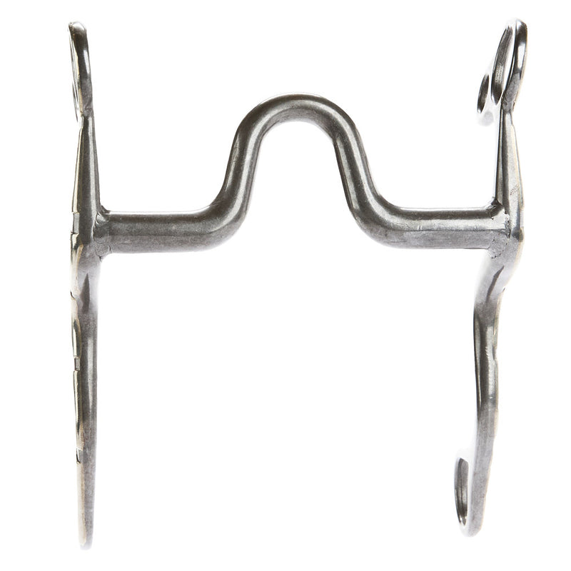 Brandon Anthony Bit & Spur Co. Silver Solid Port Cavalry Shank Bit