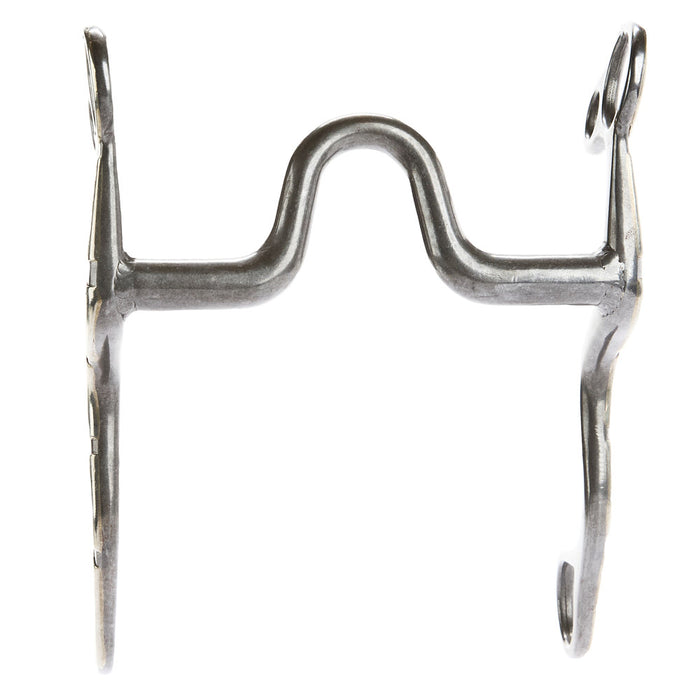 Brandon Anthony Bit & Spur Co. Silver Solid Port Cavalry Shank Bit