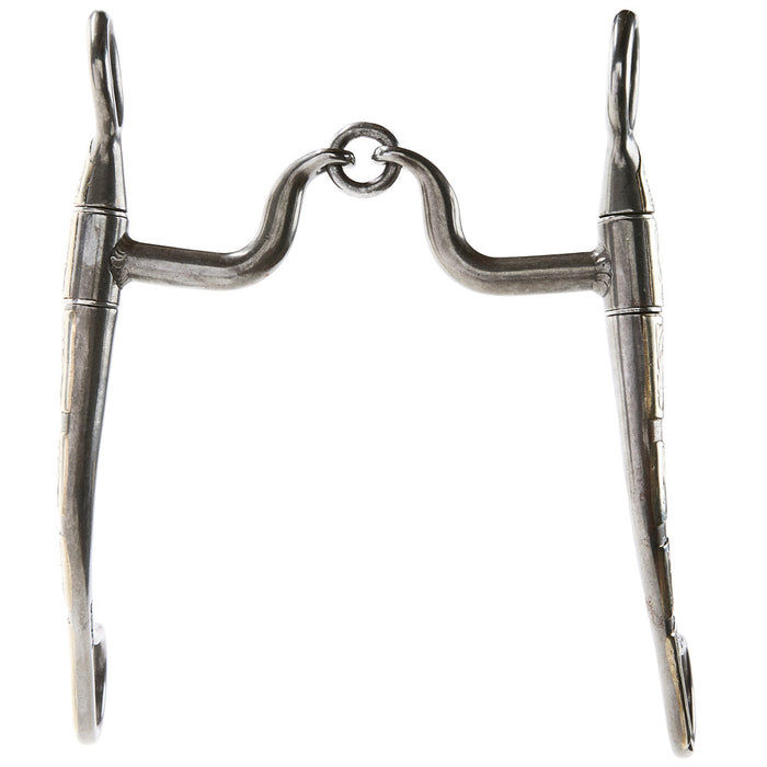 Brandon Anthony Bit & Spur Co. Ported Snaffle Round Shank Bit