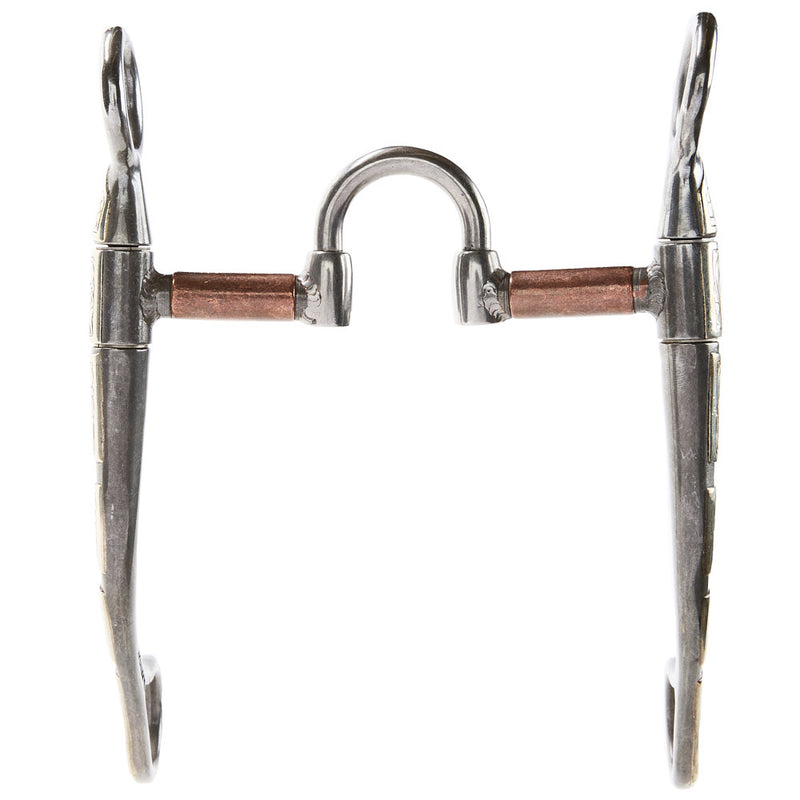 Brandon Anthony Bit & Spur Co. Medium rection Round Shank Bit